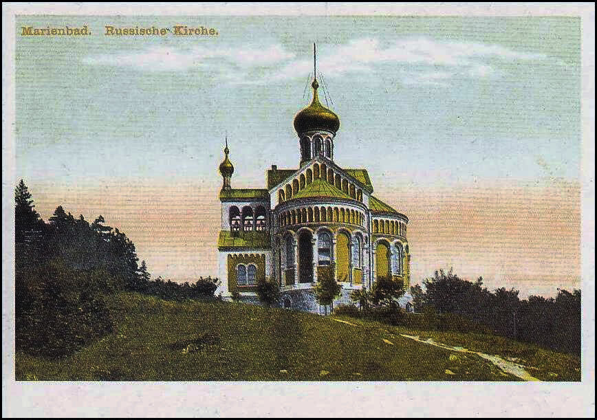 Mariánské Lázně, Pohled na Ruský kostel