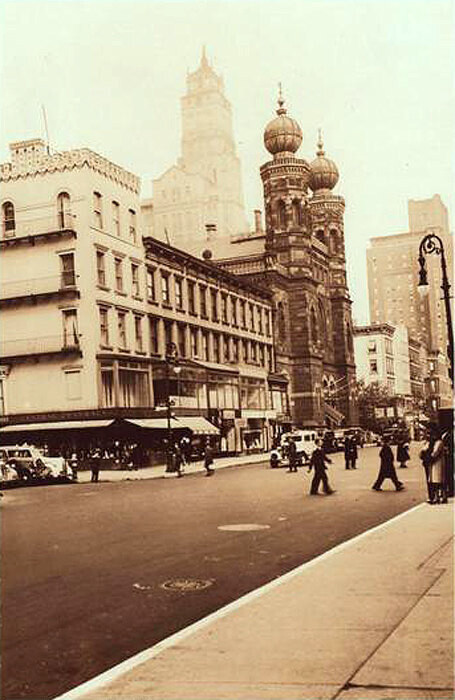 Lexington Ave., west side, showing at the S.W. corner of 55th Street