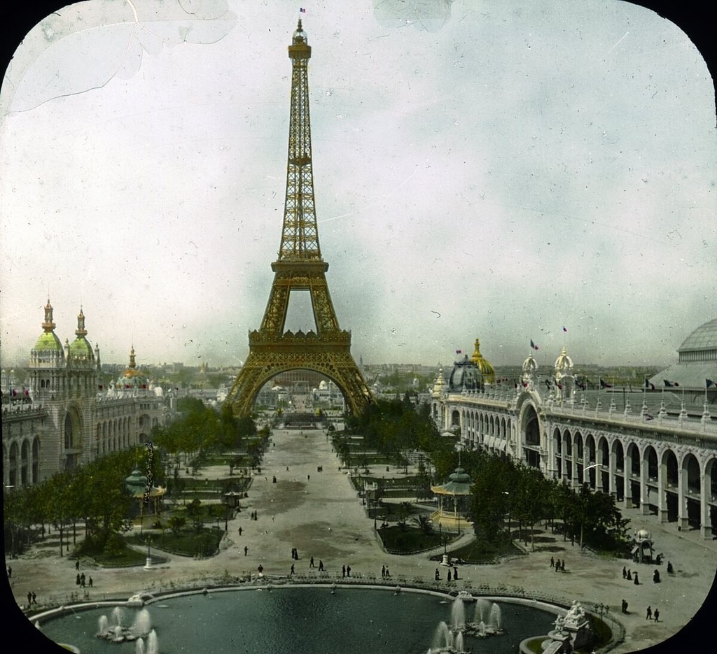 Paris Exposition: Champ de Mars and Eiffel Tower