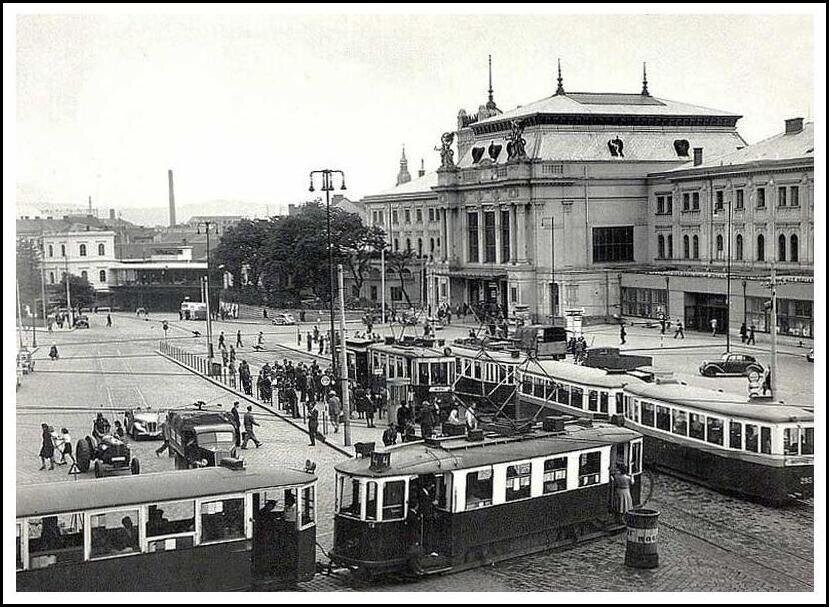 Brno, Hlavní nádraží a tramvajová zastávka