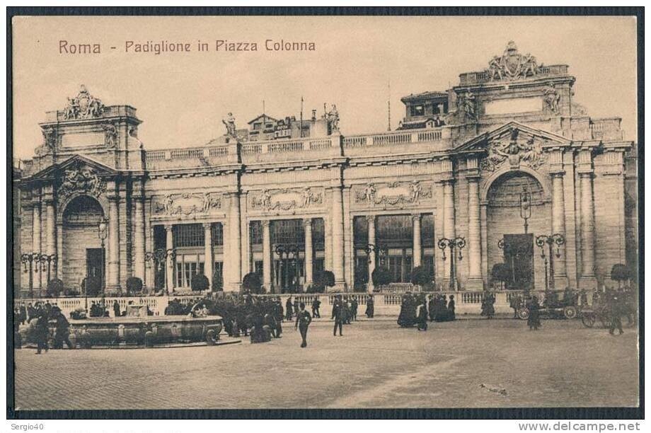 Padiglione in Piazza Colonna