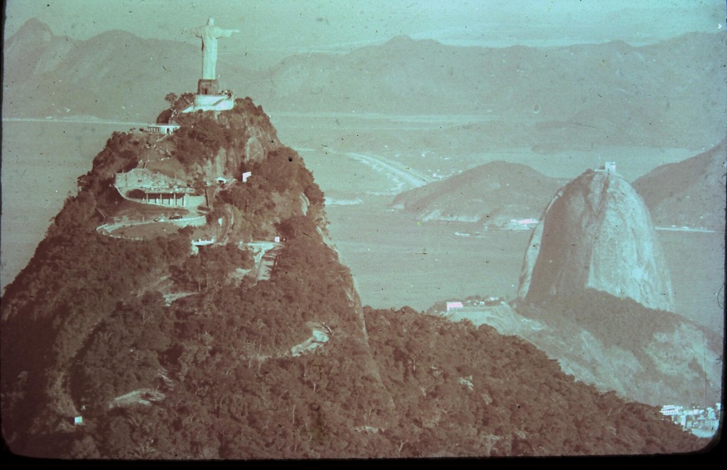 The statue of Christ the Redeemer and Sugar Loaf Mountain. Rio de Janeiro