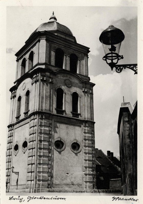 Most, zvonice, Glockenturm Brüx
