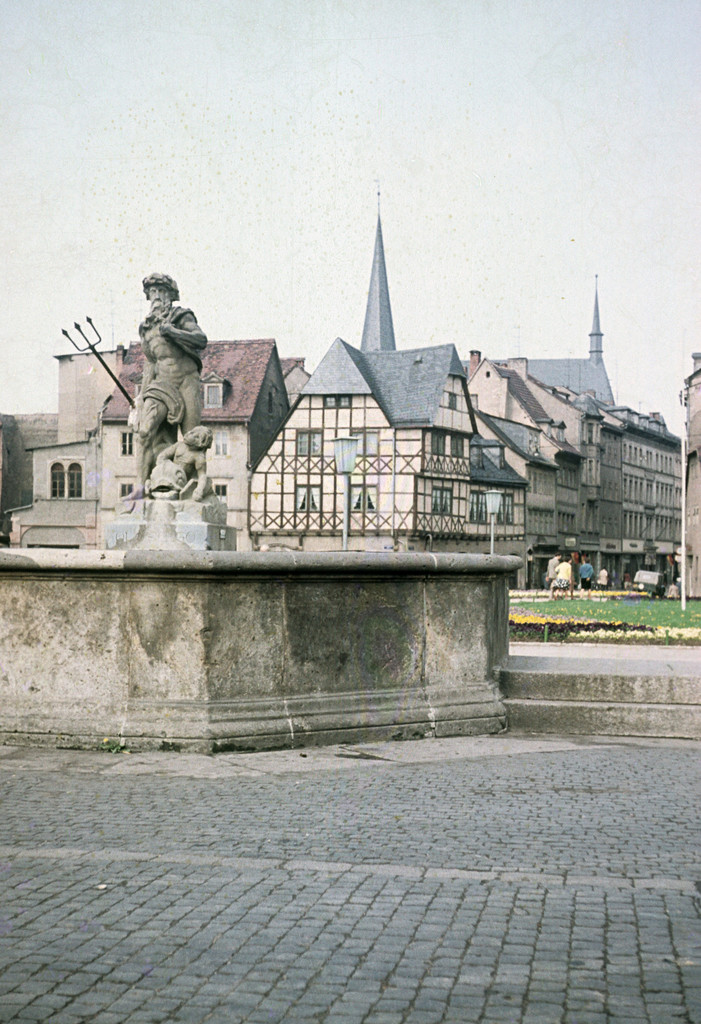 Marktplatz. Neptunbrunnen