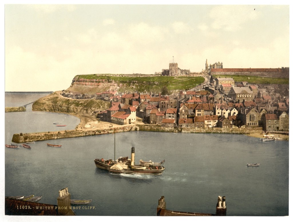 Whitby, from West Cliff. Yorkshire