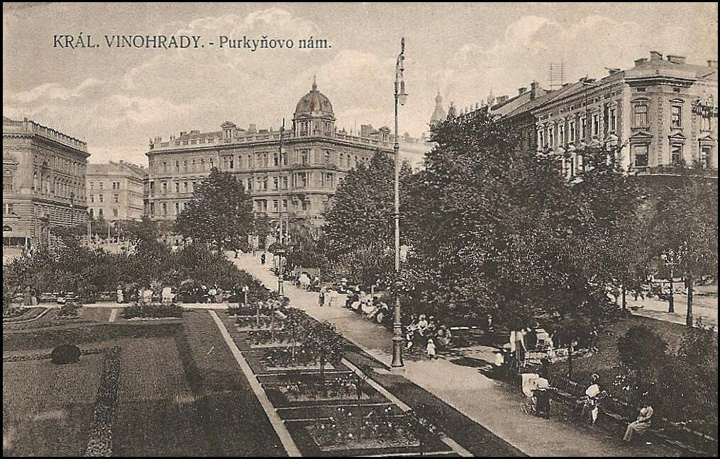Praha, Vinohrady - Purkyňovo námĕstí (náměstí Míru)