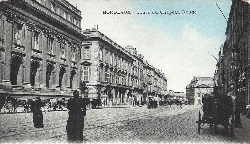 Bordeaux. Cours du Chapeau Rouge