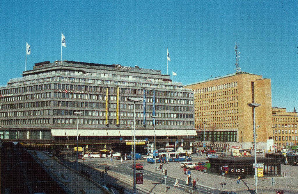 City Sokos tavaratalo ja Helsingin pääpostitalo