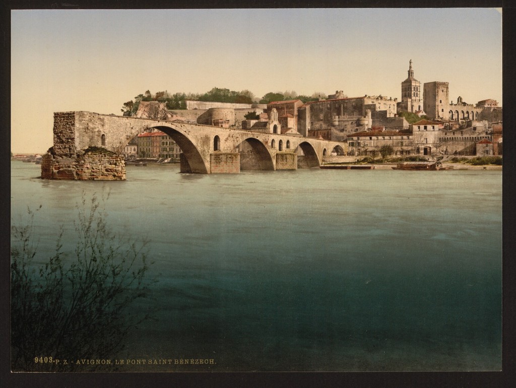 Saint Bénéxet bridge. Avignon, Provence
