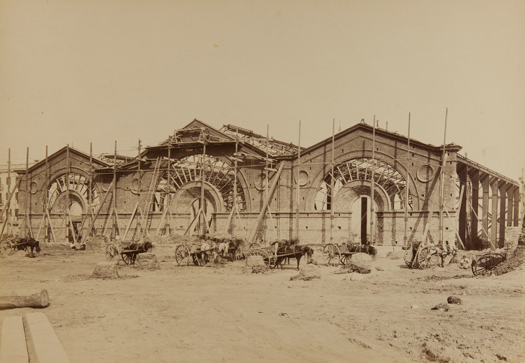 Construction site for Exposició Universal de Barcelona de 1888