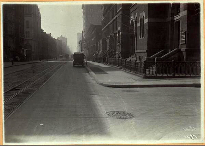 Lexington Avenue 54th street to 55th Street East Side. October 9, 1919