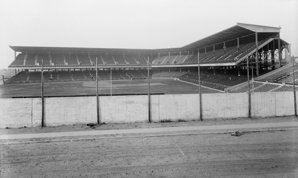 Ebbets Field before opening