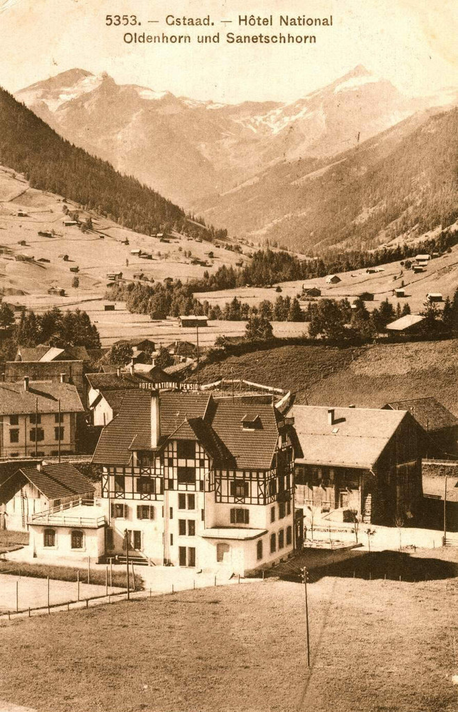 Gstaad. Hotel National