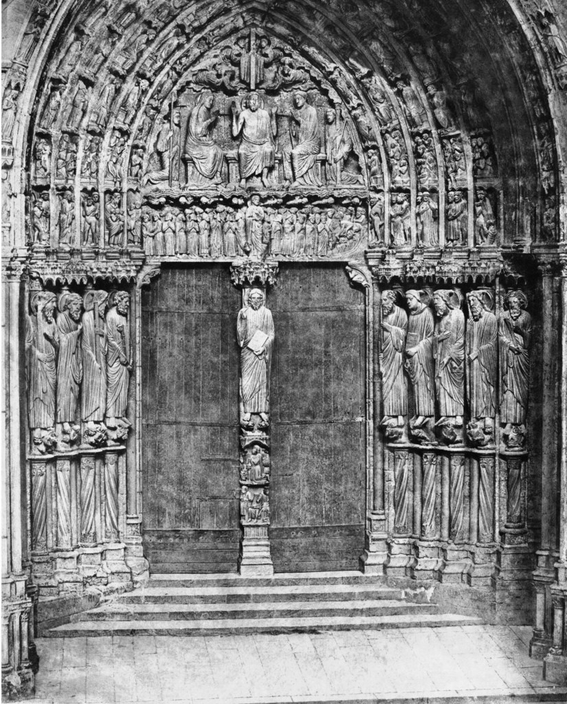 Cathédrale de Chartres, porte centrale du portail méridional