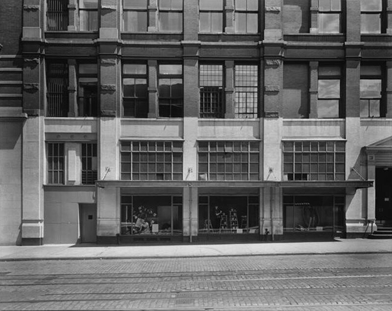 59th Street and 3rd Avenue. Bloomingdales, ground floor windows.