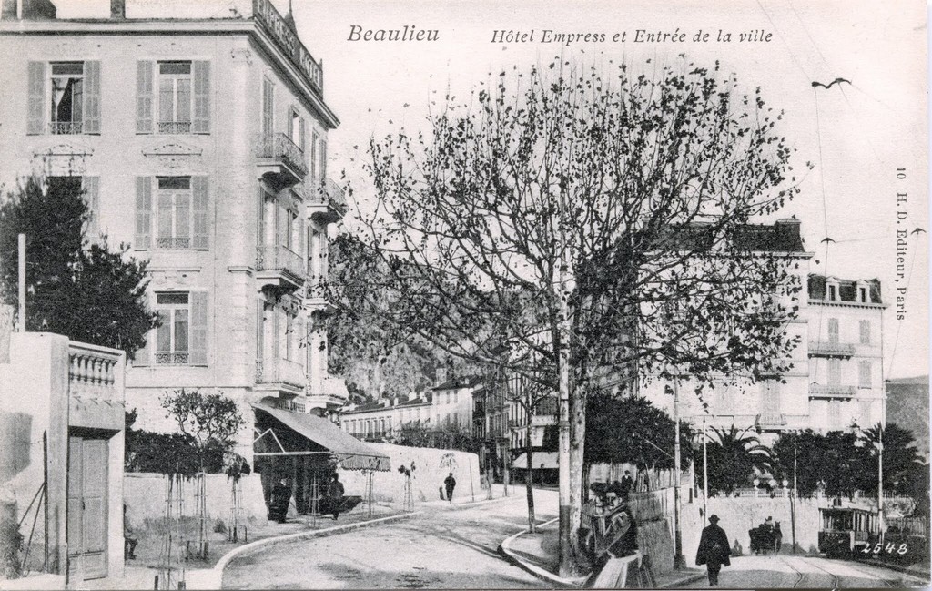 Beaulieu. Hôtel Empress et Entrée de la Ville