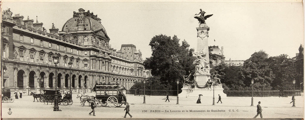 Le Louvre et le Monument de Gambetta