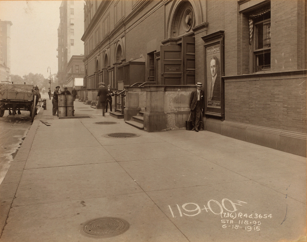 Seventh Avenue, east side, north from West 56th Shreet
