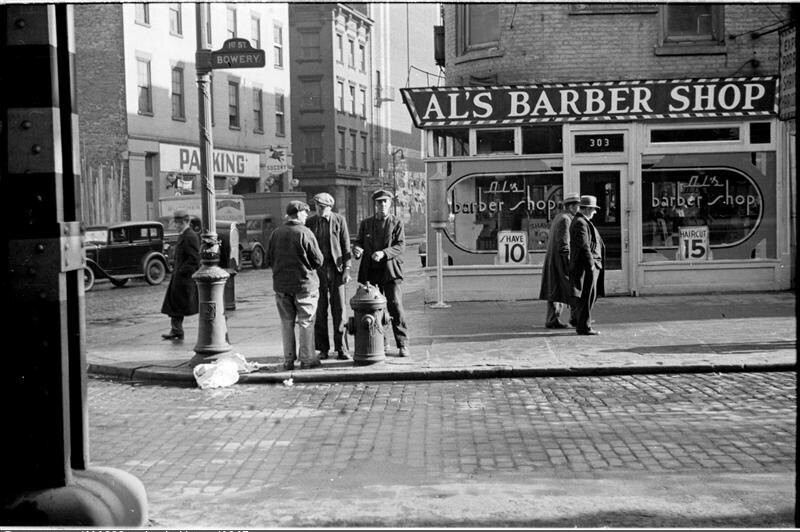 Al's Barber Shop on the Bowery