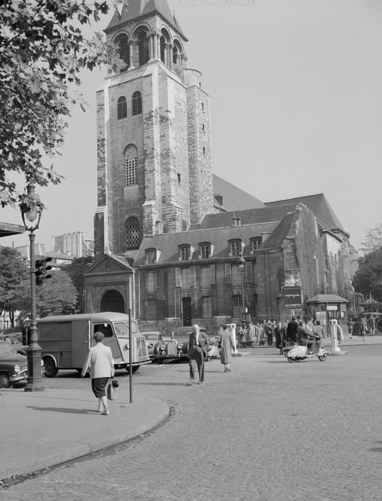 Église Saint-Germain-des-Prés. La façade