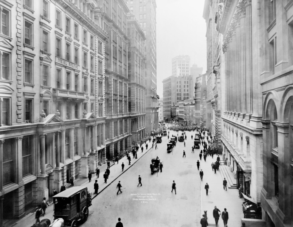 Broad Street. South view from Wall Street