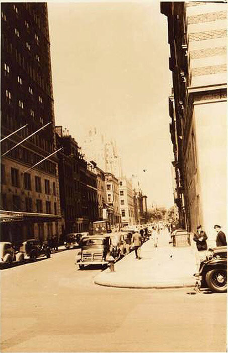 East 65th street, west from Park to Fifth Avenues. 1937