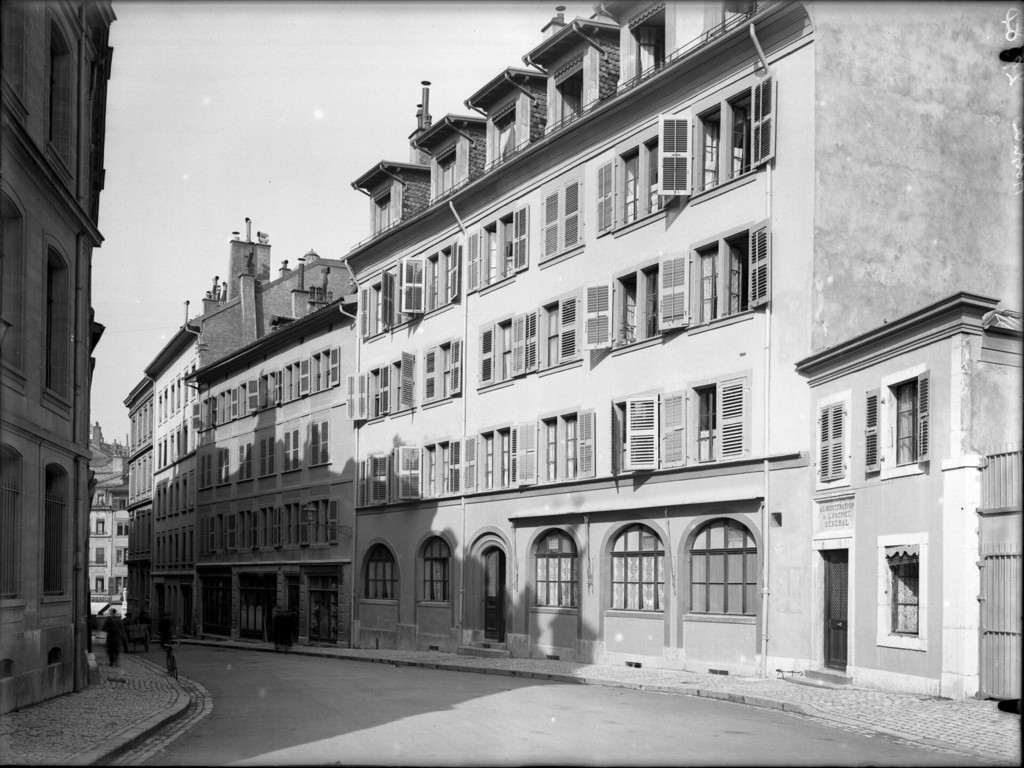 Rue des Chaudronniers: administration de l'Hospice général