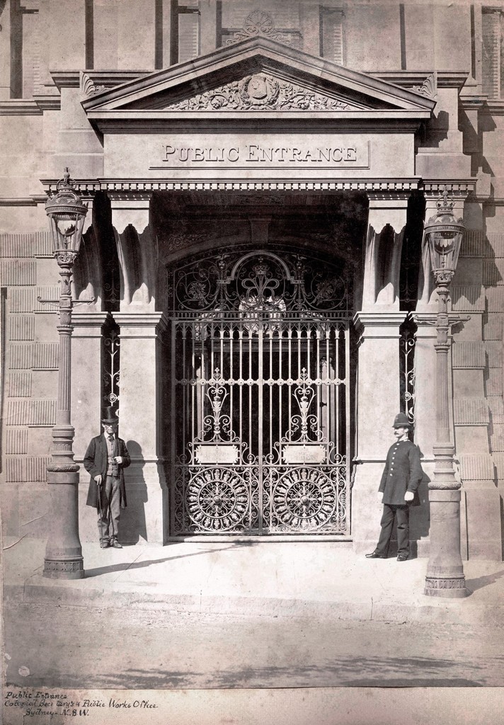 Public Entrance to Colonial Secretary's & Public Works Office