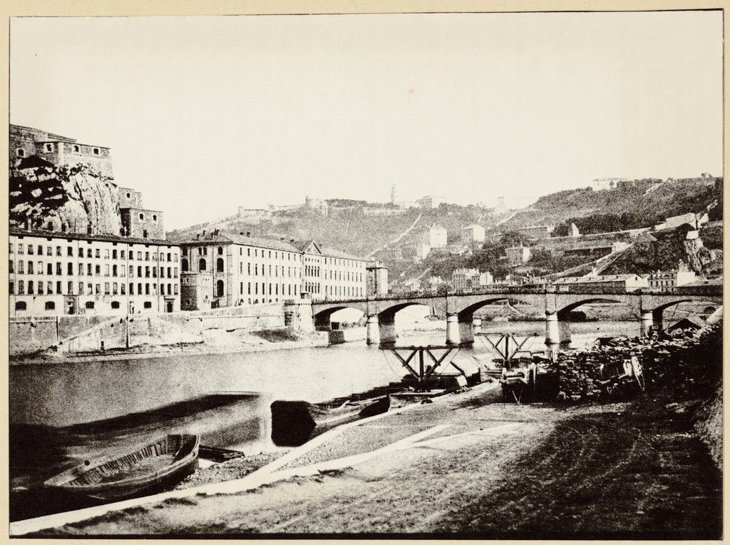 Le Pont de Serin, le fort Saint-Jean et le grenier à blé de Lyon