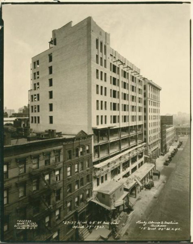 27-37 West 60th Street, April 1923, NY