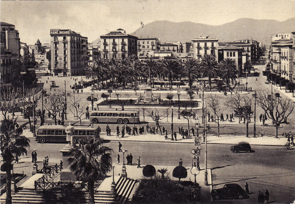 Palermo, Piazza Castelnuovo e Via Dante