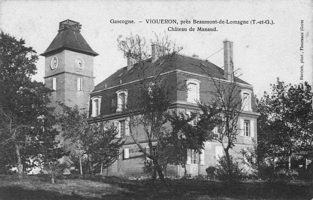 Vigueron, près Beaumont-de-Lomagne. Château de Manaud