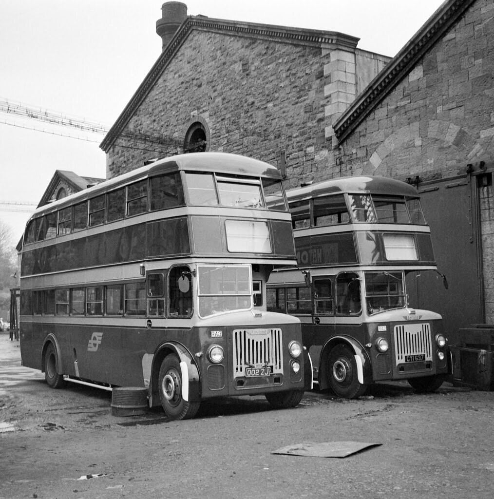 Buses at Broadstone Station, Dublin