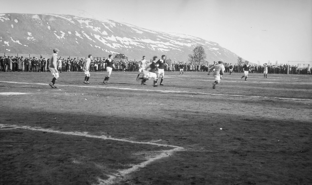 Fotball på Vallhall stadion i Tromsø