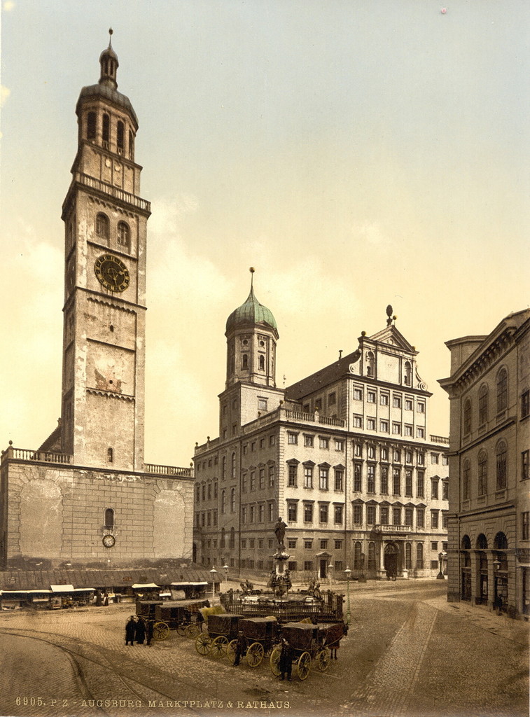 Augsburg. Marktplatz & Rathaus
