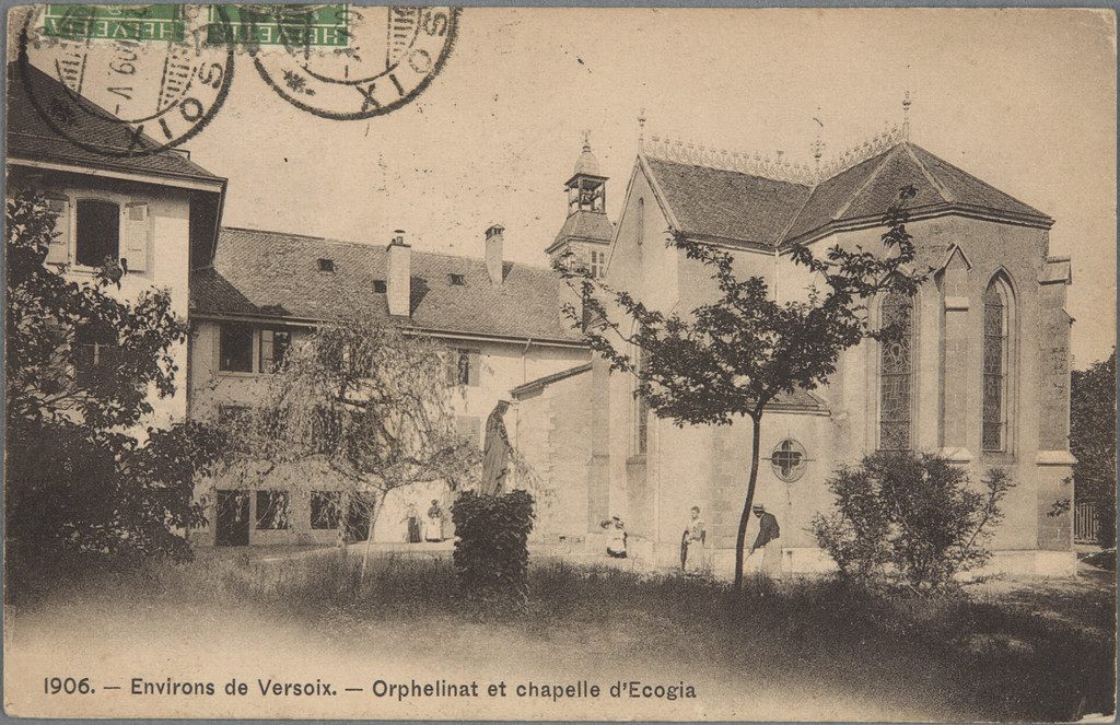 Environs de Versoix. Orphelinat et chapelle d'Ecogia