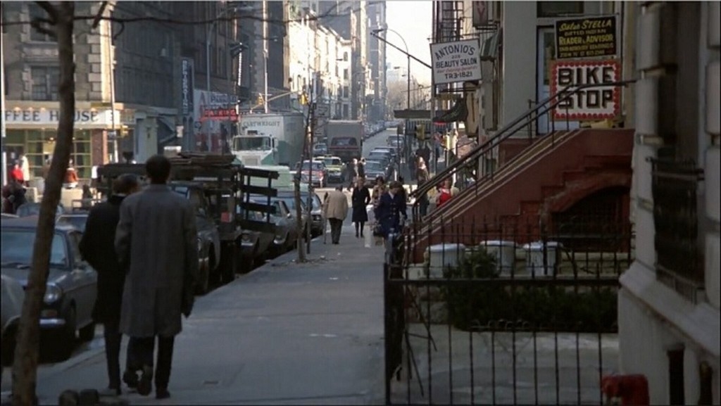 Joanna walking back home. Broadway & West 75th Street. Still from the movie 