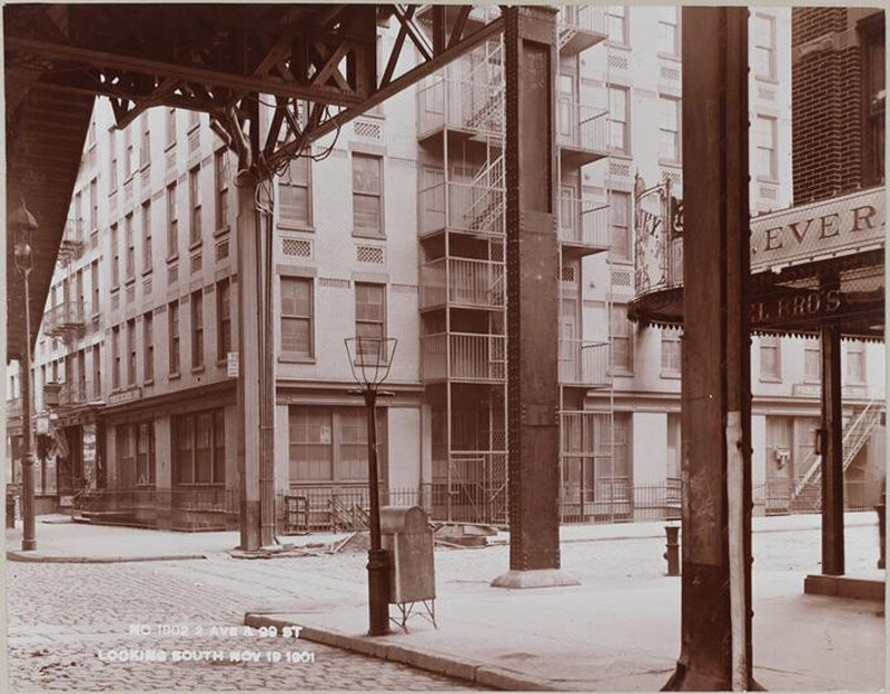2 Avenue & 99 Street Looking South 1901