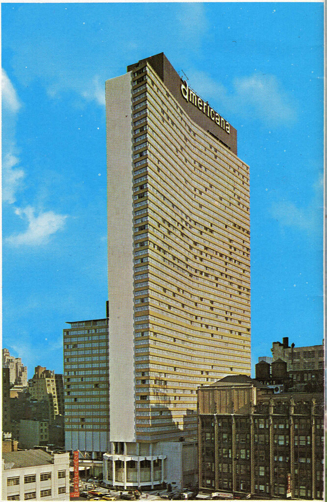 Americana Hotel (Sheraton New York Times Square Hotel), 4811 Seventh Avenue NY