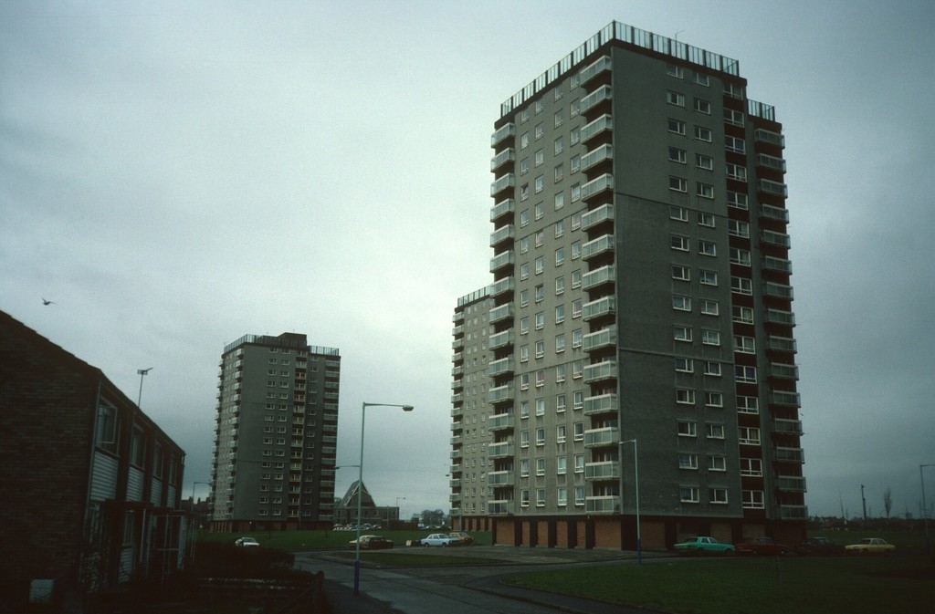 View of Gallowhill Court, Glencairn Court, and Arkleston Court