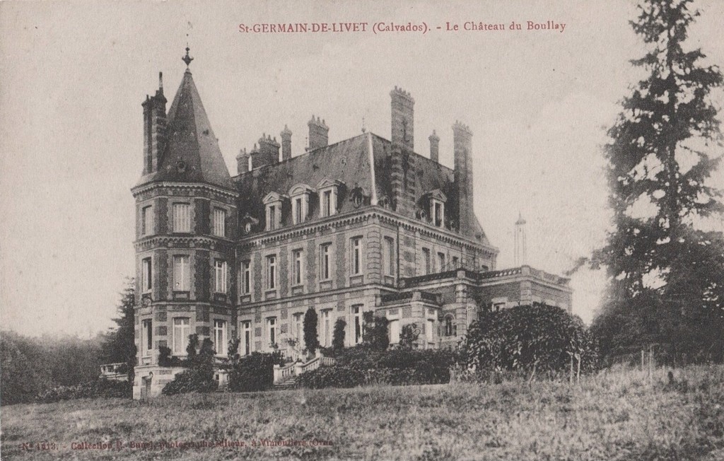 Saint-Germain-de-Livet. Château de Boullay