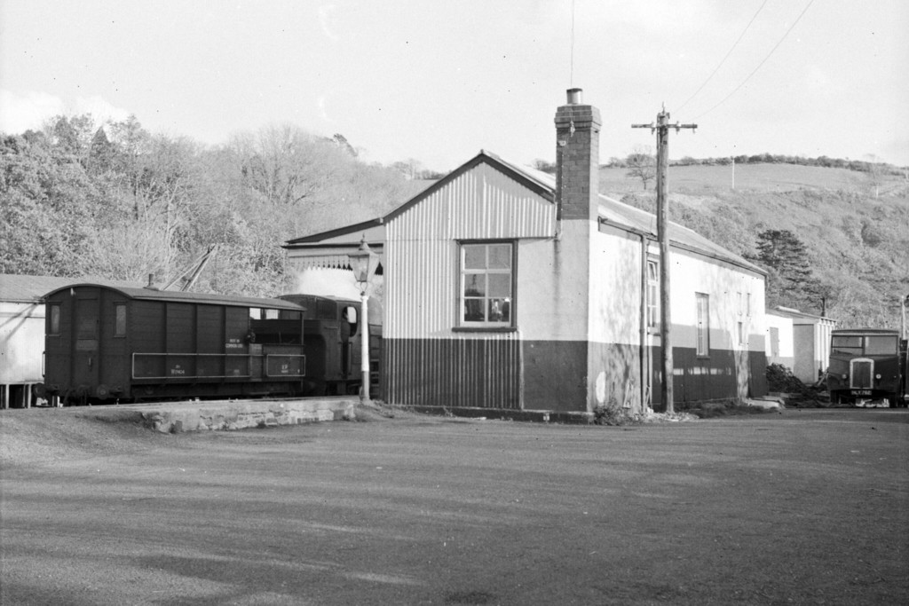 Back of the Aberaeron station building