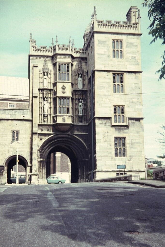 Norman Arch from Lower College Green