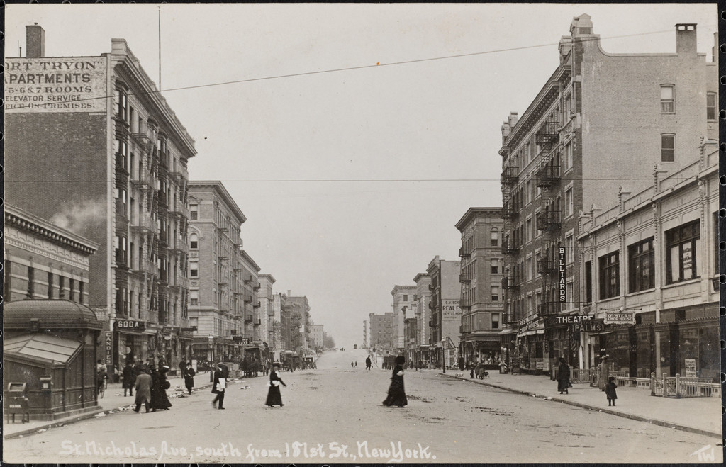 St. Nicholas Avenue, south from 181st Street