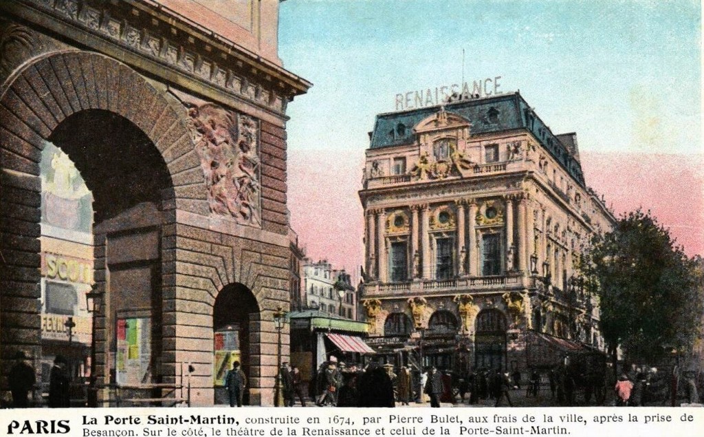 Porte Saint-Martin & Théâtre de la Renaissance