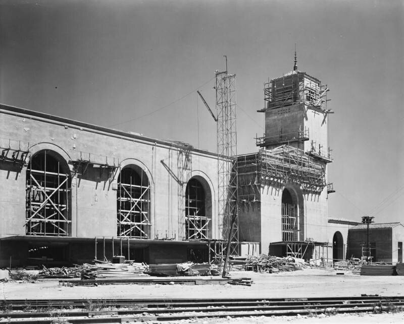 Union Station under construction