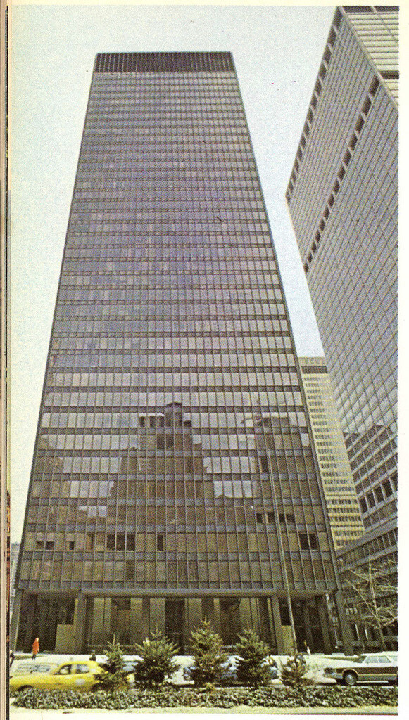 The Seagram Building in July 1973.