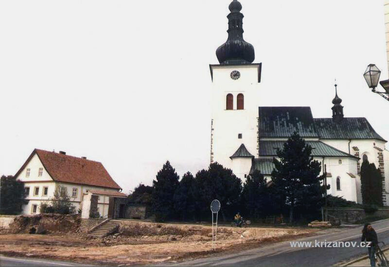 Křižanov. Benešovo námešti. Kostel sv. Václava
