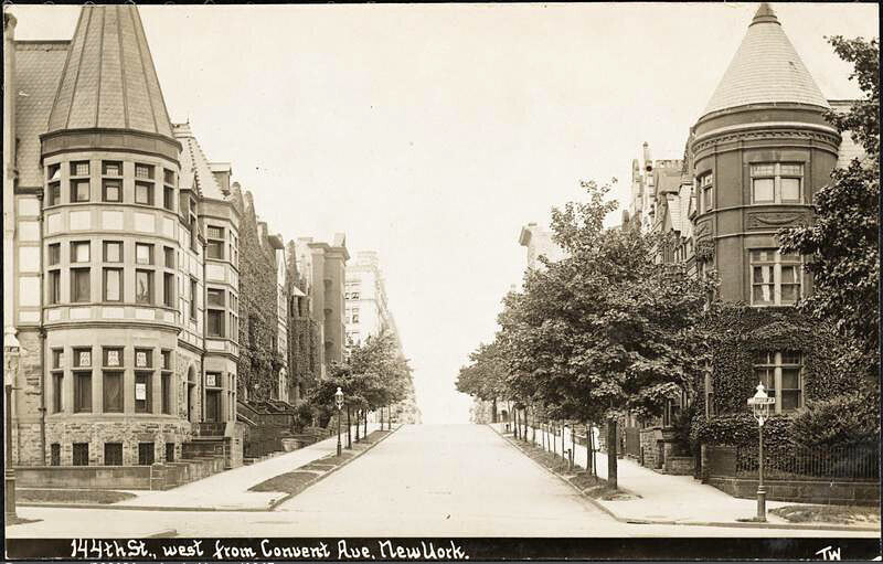 144th St., west from Convent Ave. New York.
