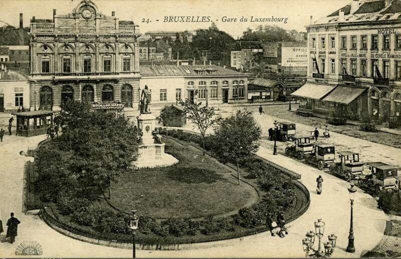 La gare de Bruxelles Luxembourg